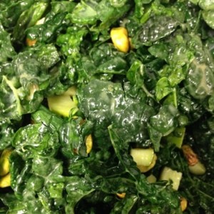 organic kale salad